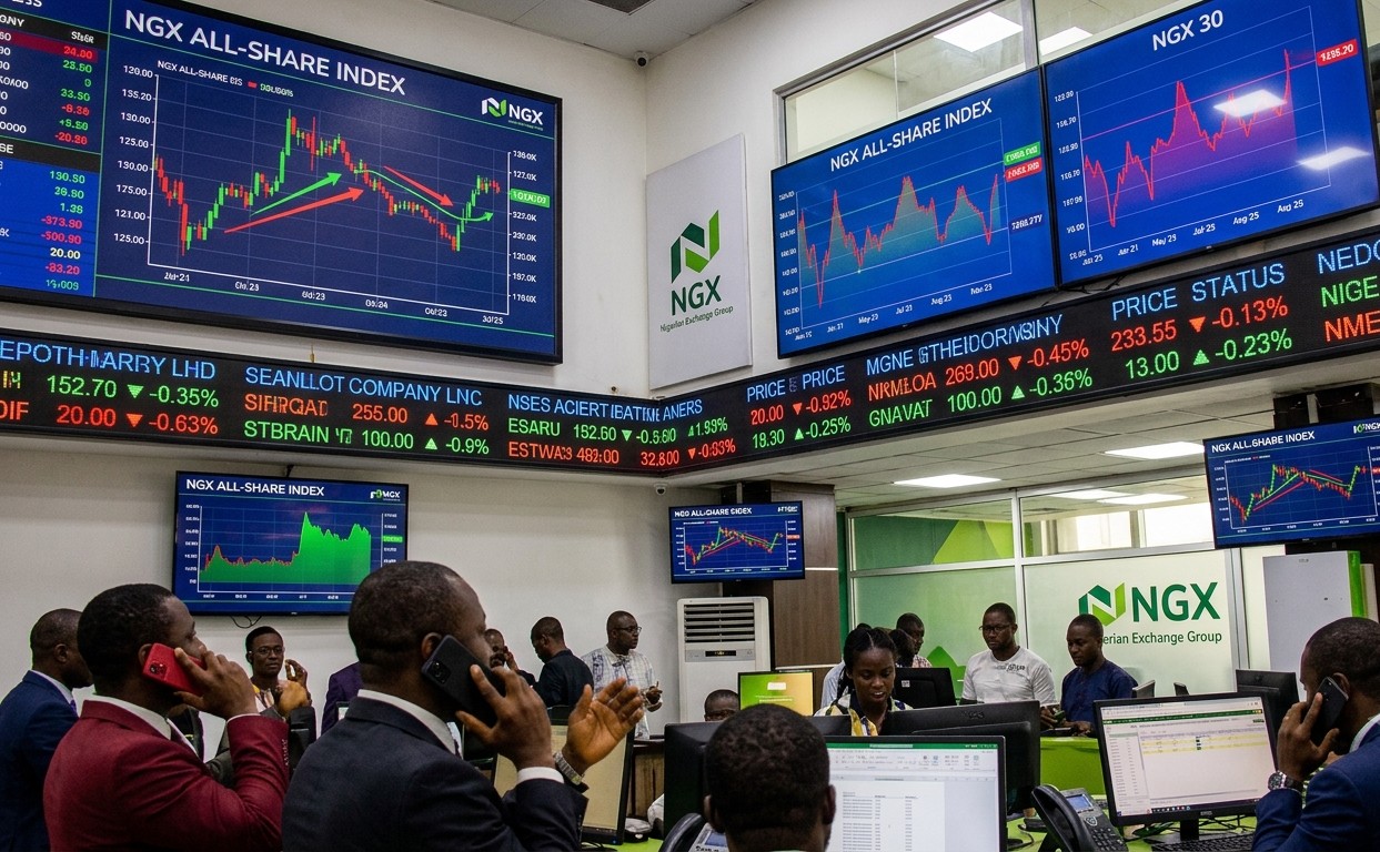 Nigerian Stocks Fall 0.19% as Banking Heavyweights and Presco Drag Market